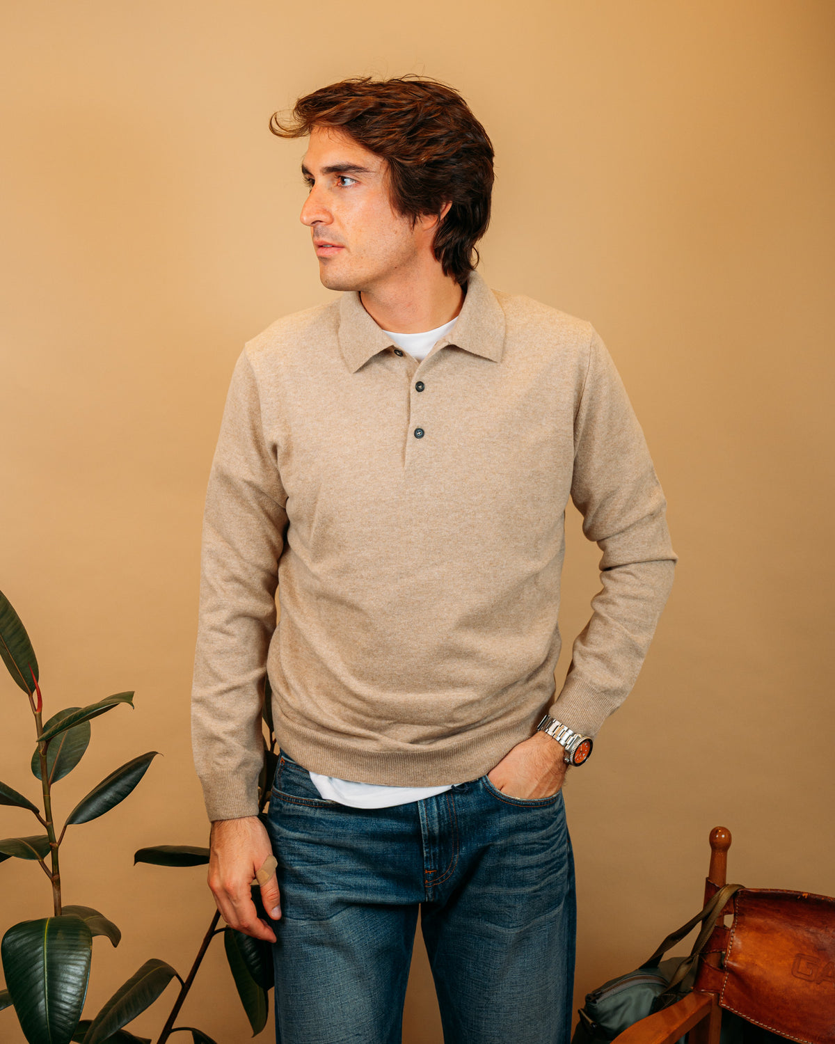 Polo Bottoni Noce 1869102 146 Gaffi 