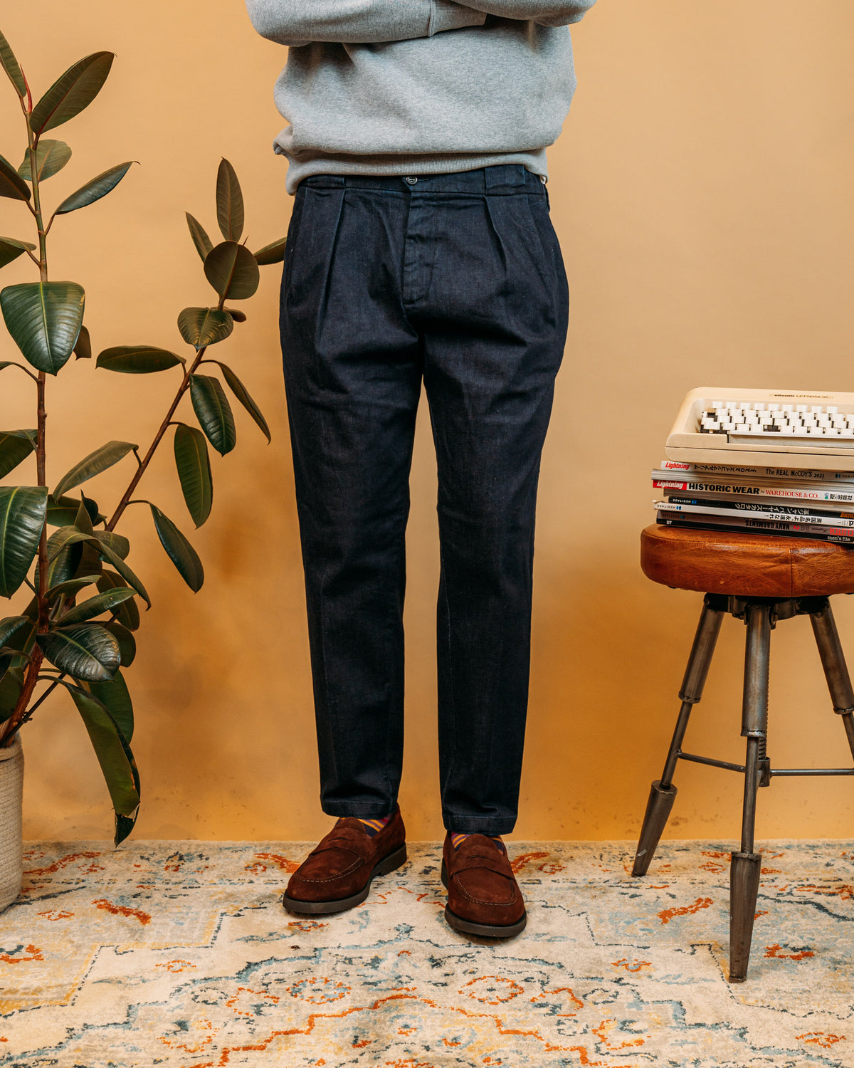 Pantaloni Tirana Blu Denim GATIR9175W340 112 Gaffi 