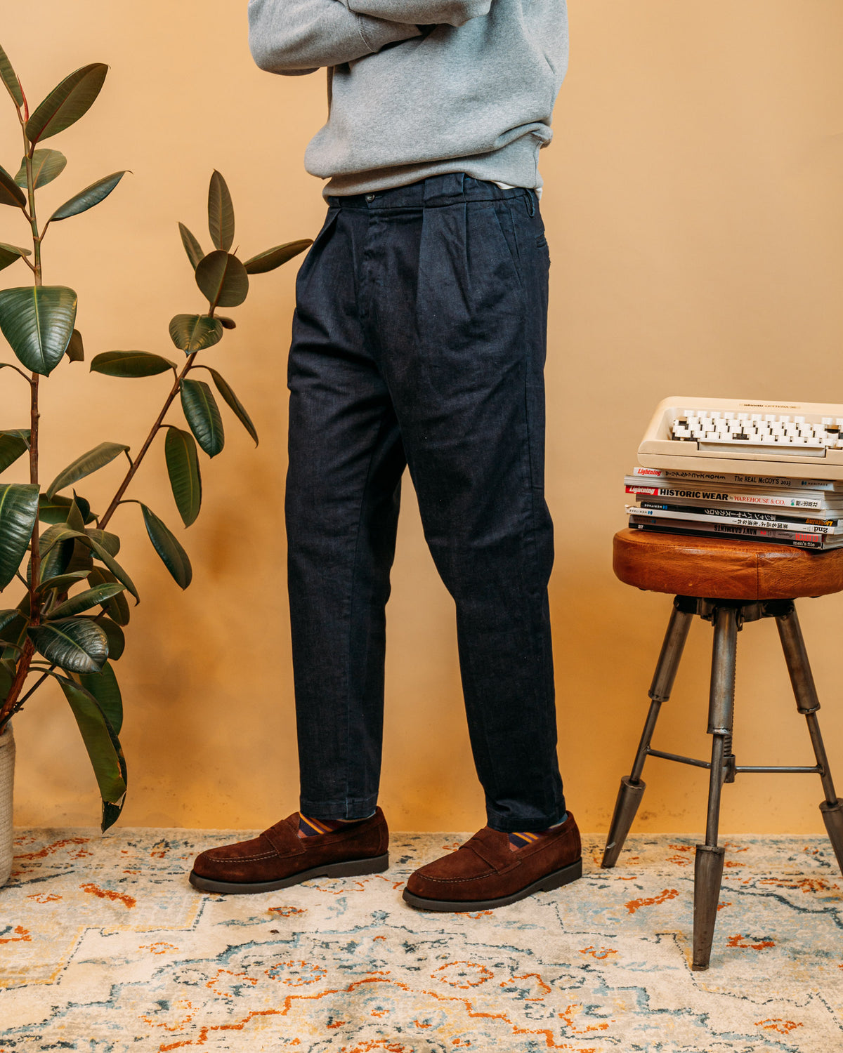 Pantaloni Tirana Blu Denim GATIR9175W340 112 Gaffi 
