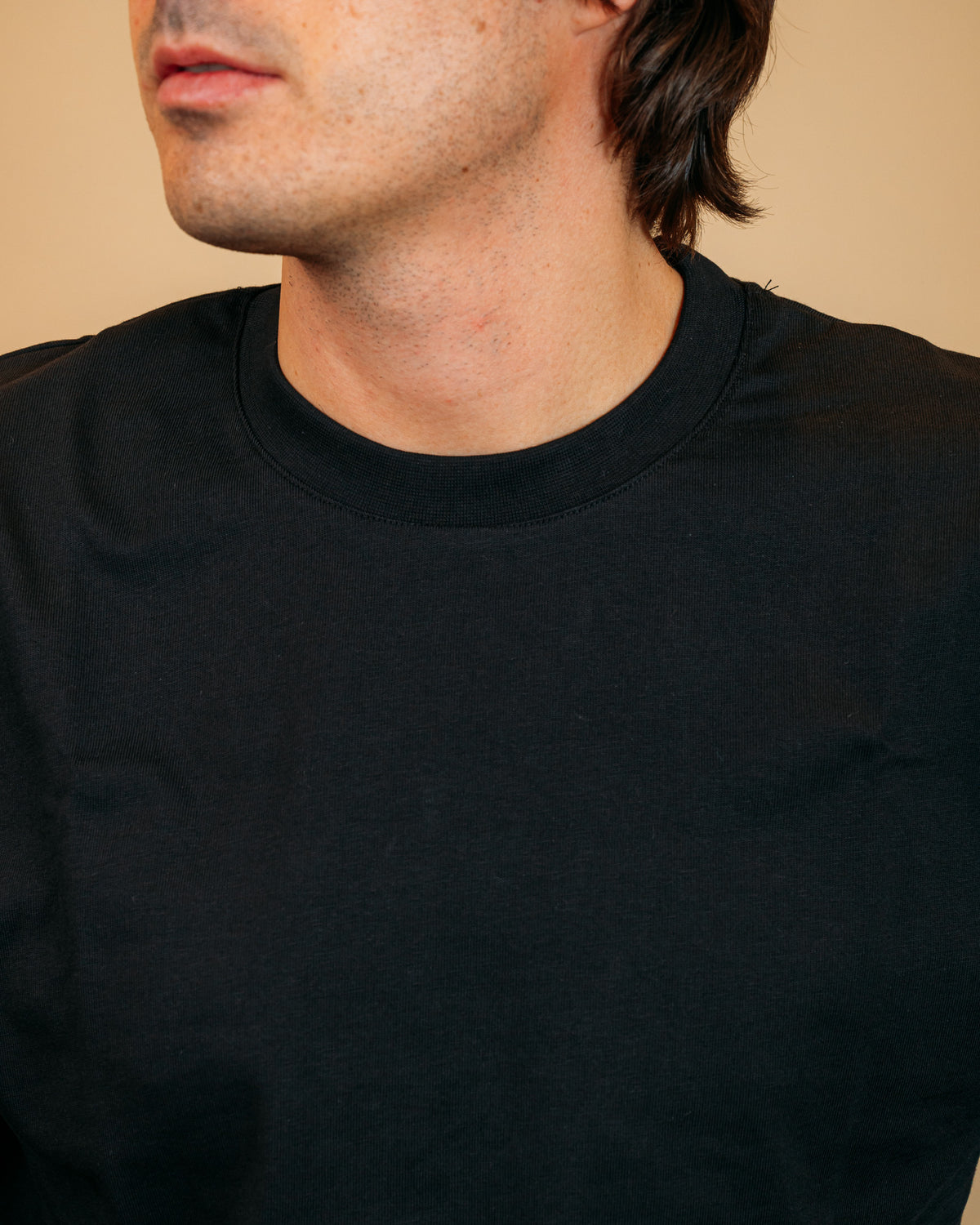 T-shirt Manica Lunga Nero TF004M/L NE Gaffi 