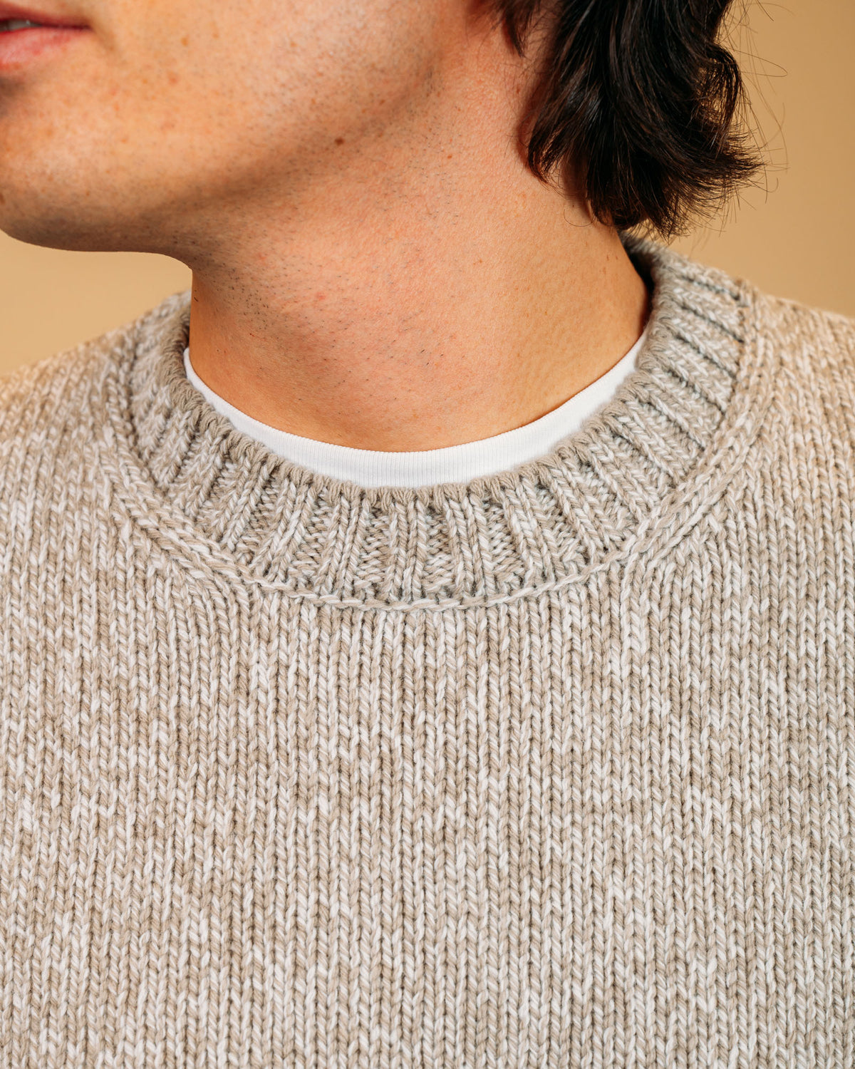 Maglia Moulinè Beige 10158 970 Gran Sasso 