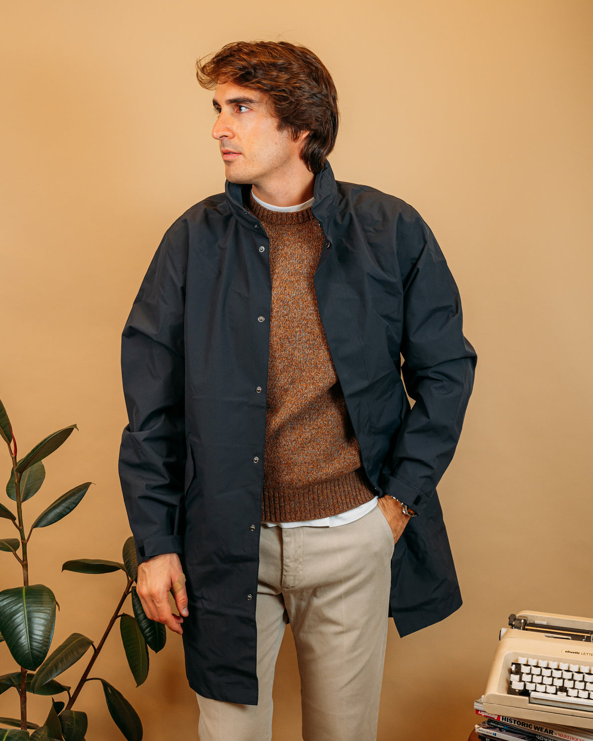 Cappotto Rain Navy 100981 NA H20 