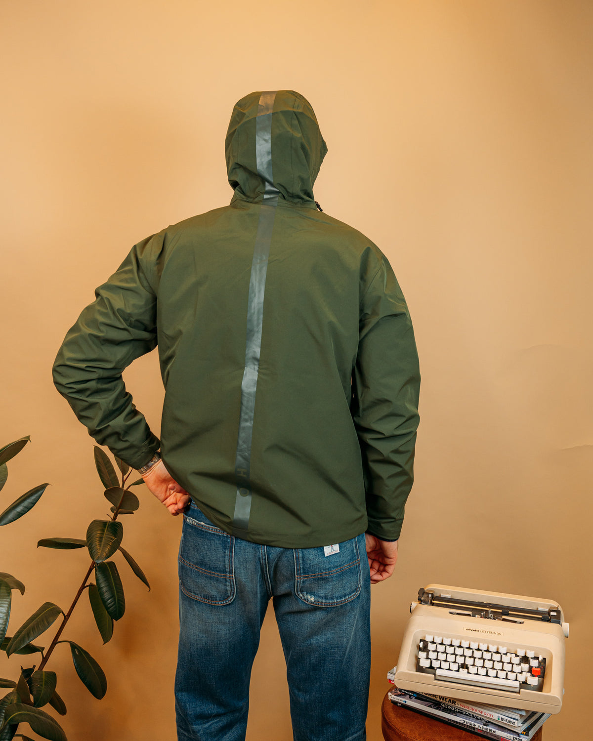 Giacca Bornholm Rain Army 101036 AR H20 