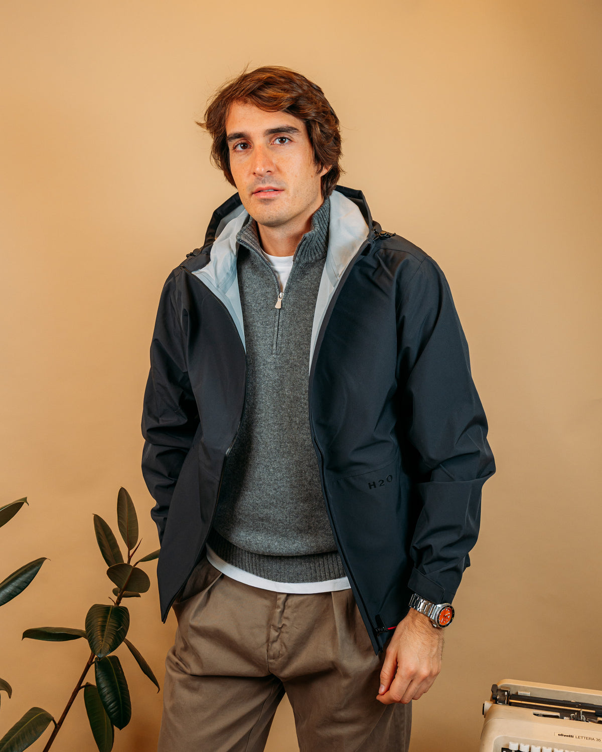 Giacca Bornholm Rain Navy 101036 NA H20 