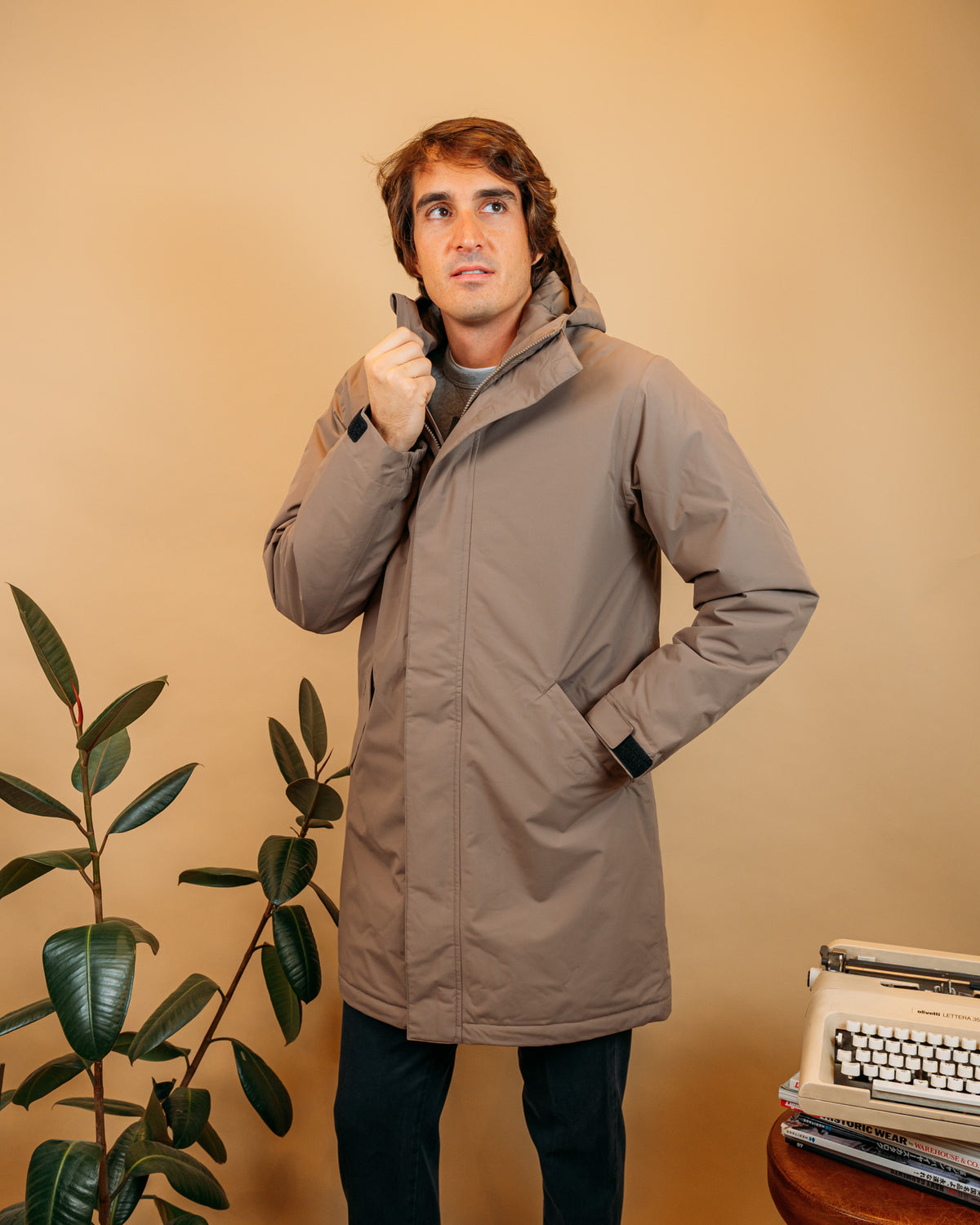 Cappotto Padded Dusty Oak 101057 DO H20 