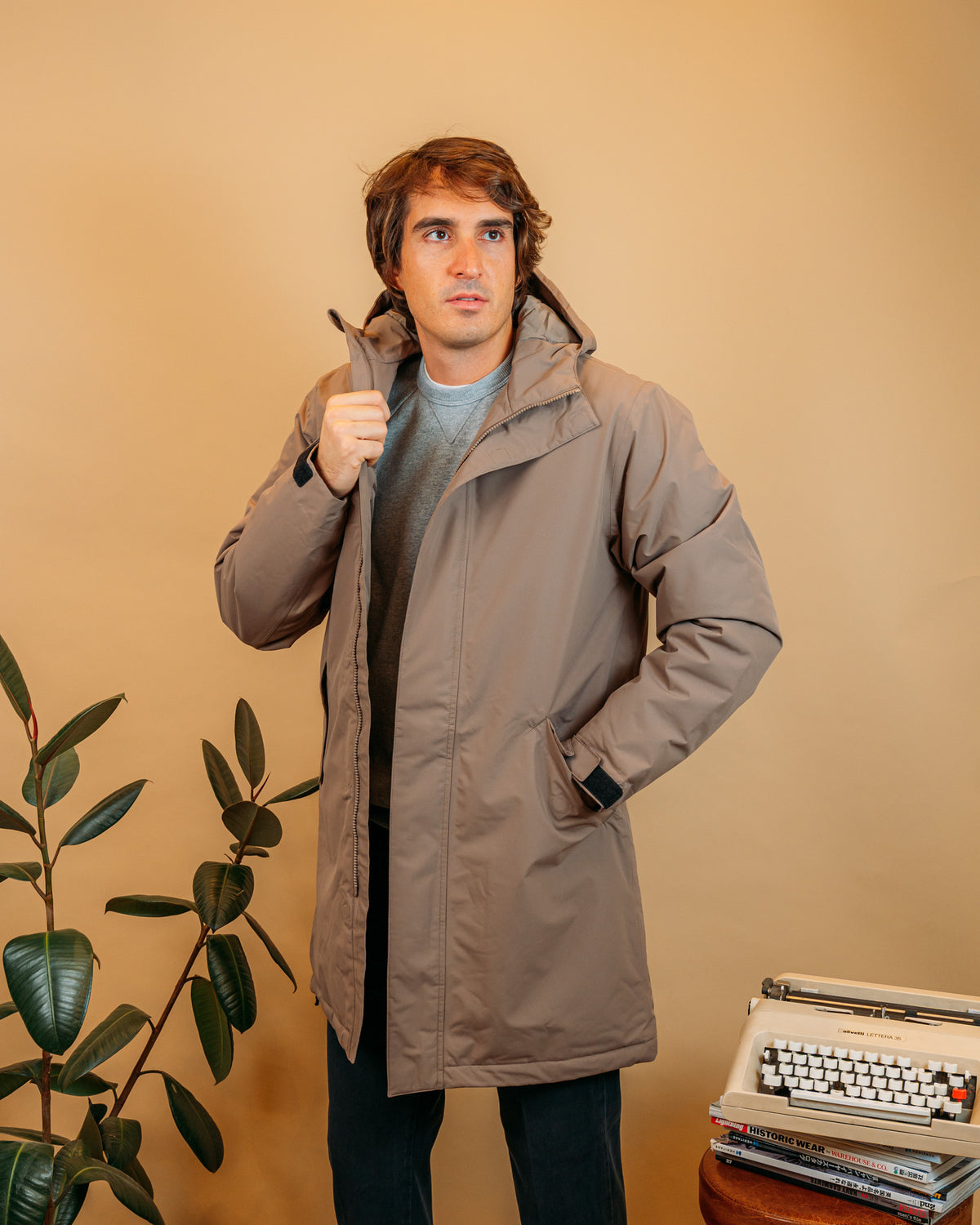 Cappotto Laeso Padded Dusty Oak 101057 DO H20 