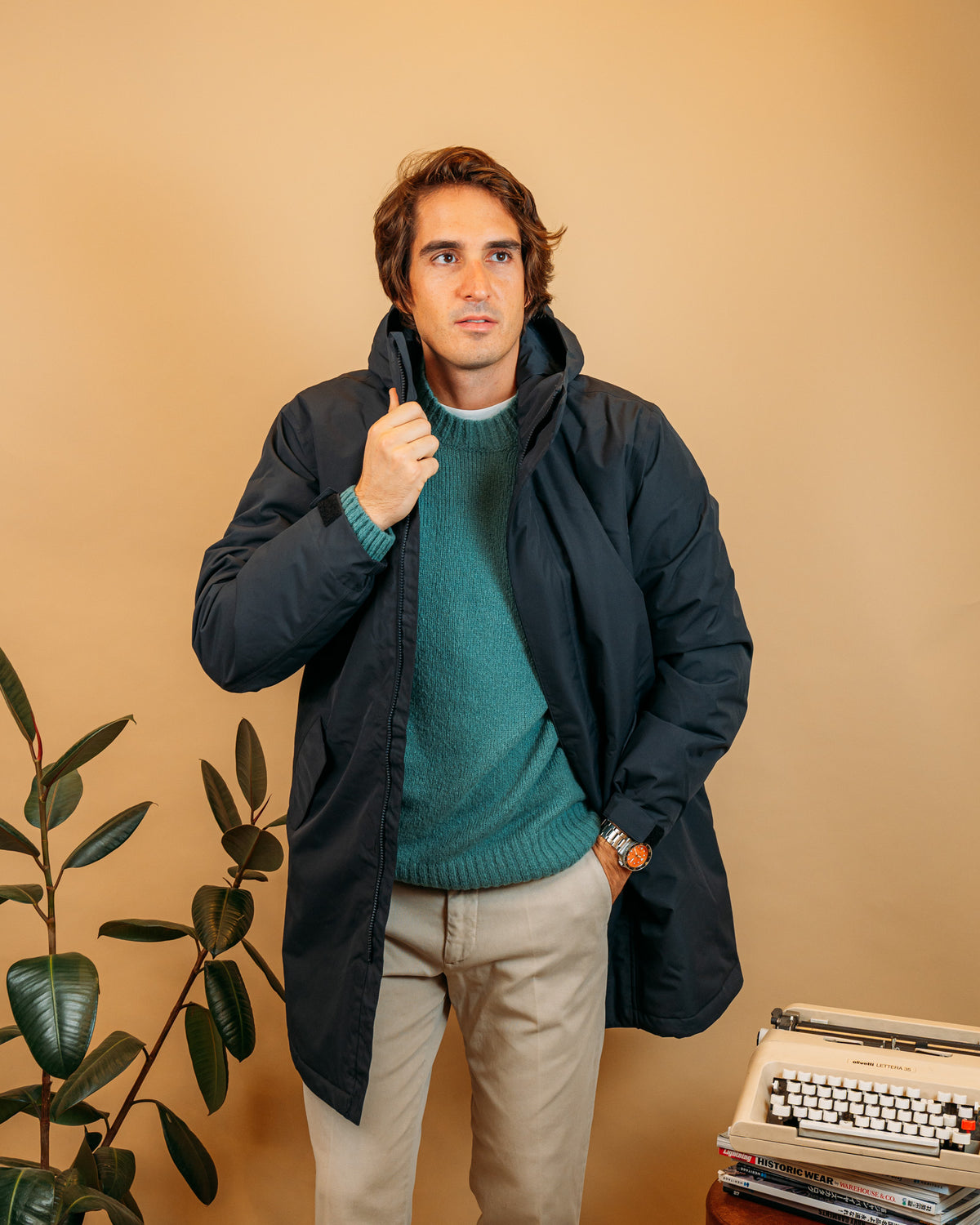 Cappotto Laeso Padded Navy 101057 NA H20 
