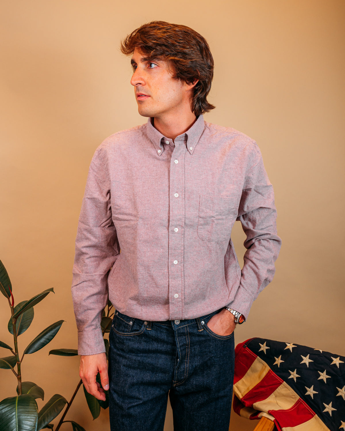 Camicia Pitt Old Pink BG12018 02 Hartford 
