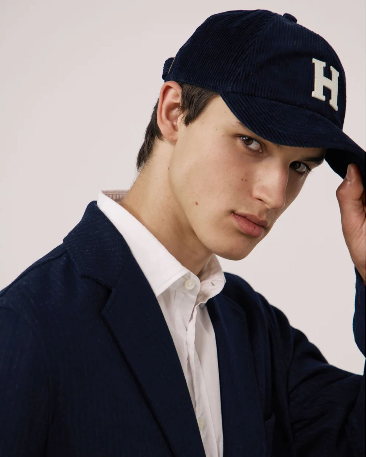 Cappello H Velluto Navy BG1400 08 Hartford 