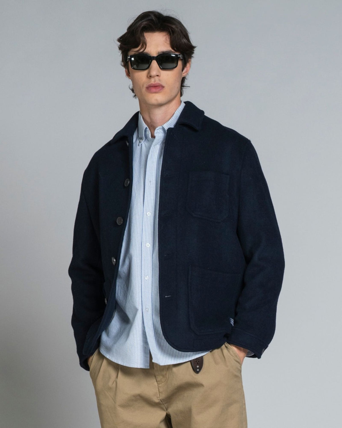 Giacca Benjamin Navy BENJAMIN MWOC01 Impure 