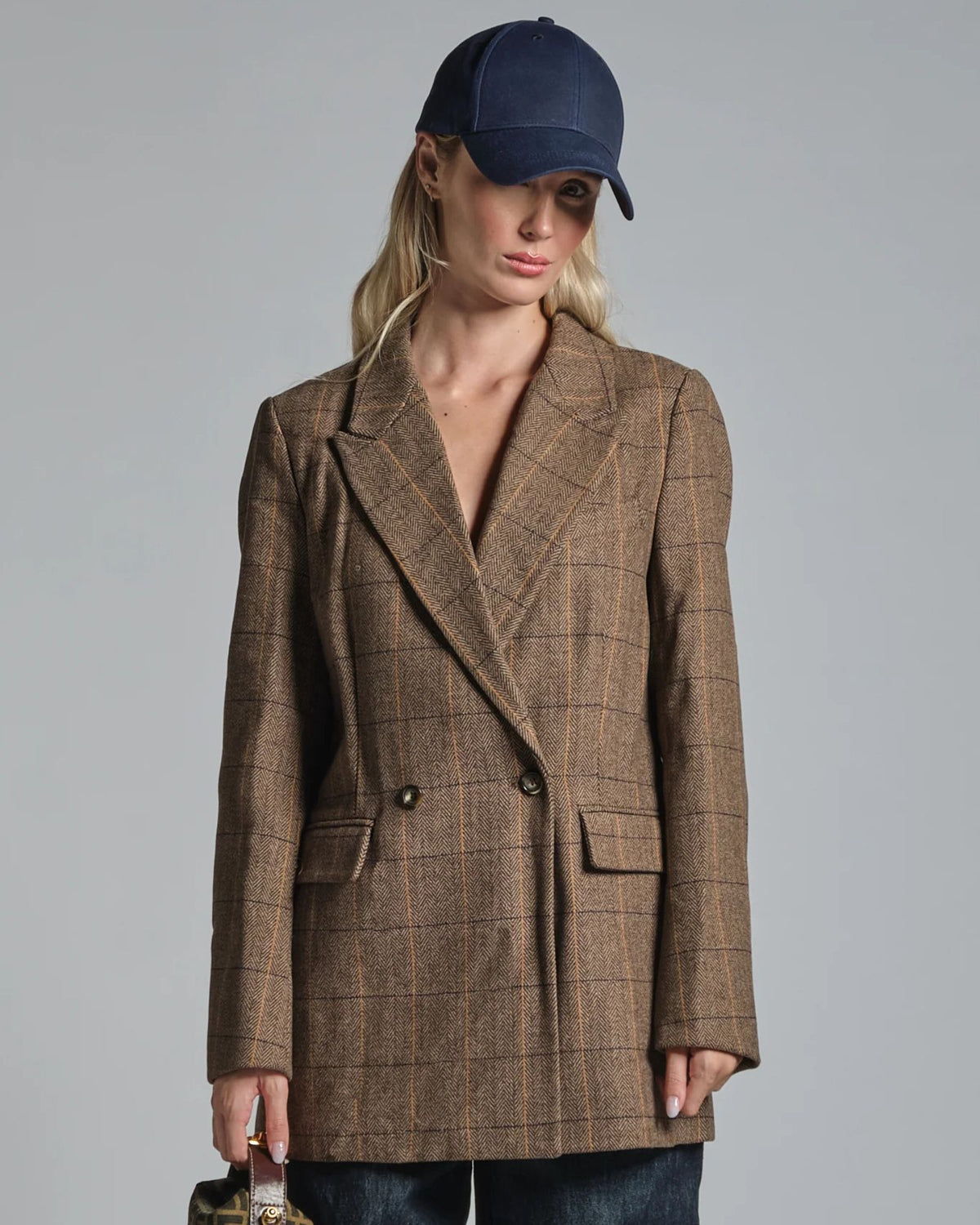 Giacca Blazer Janet Multicolore Quadri JANET650 MWO130 Impure 