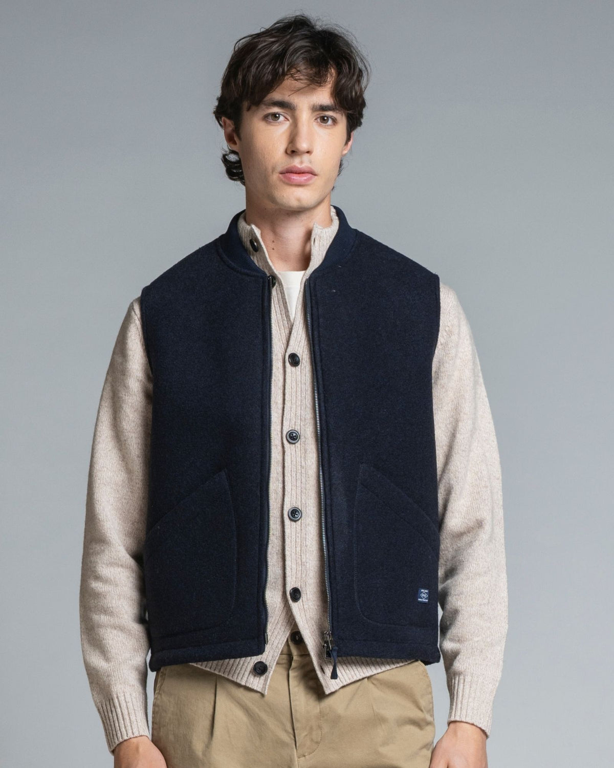 Gilet Terry Navy TERRY MWBC01 Impure 