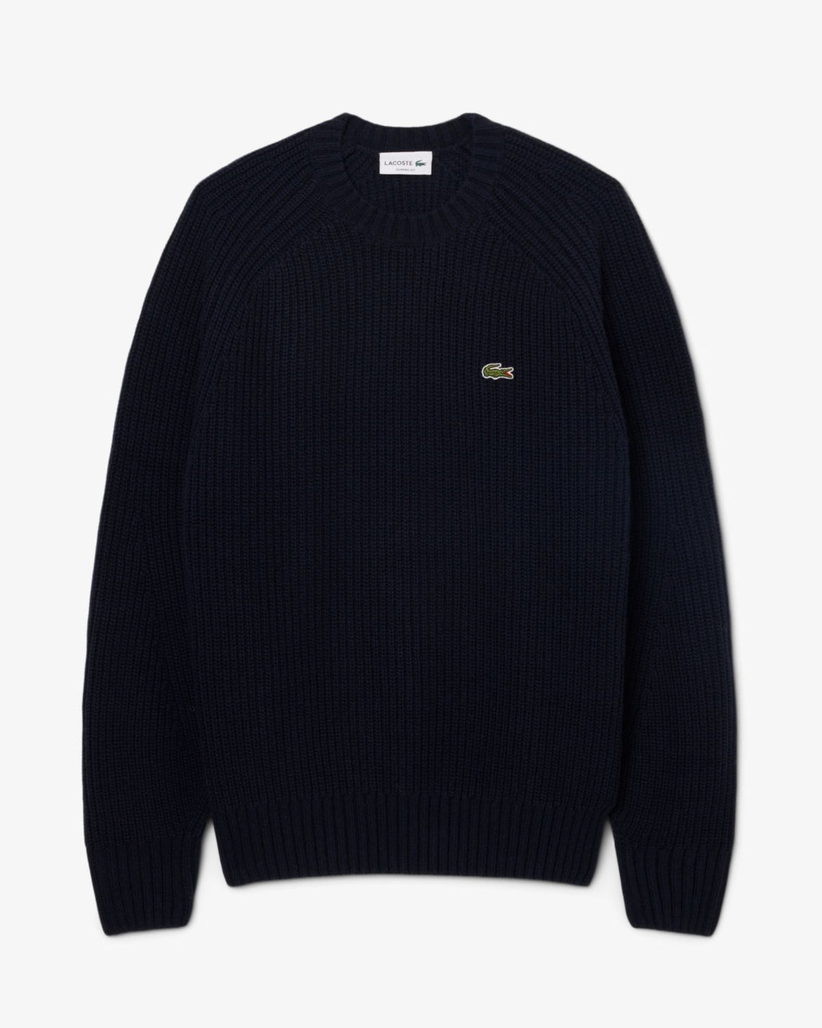 Maglione Lana Girocollo Blu Navy AH3142 166 Lacoste 