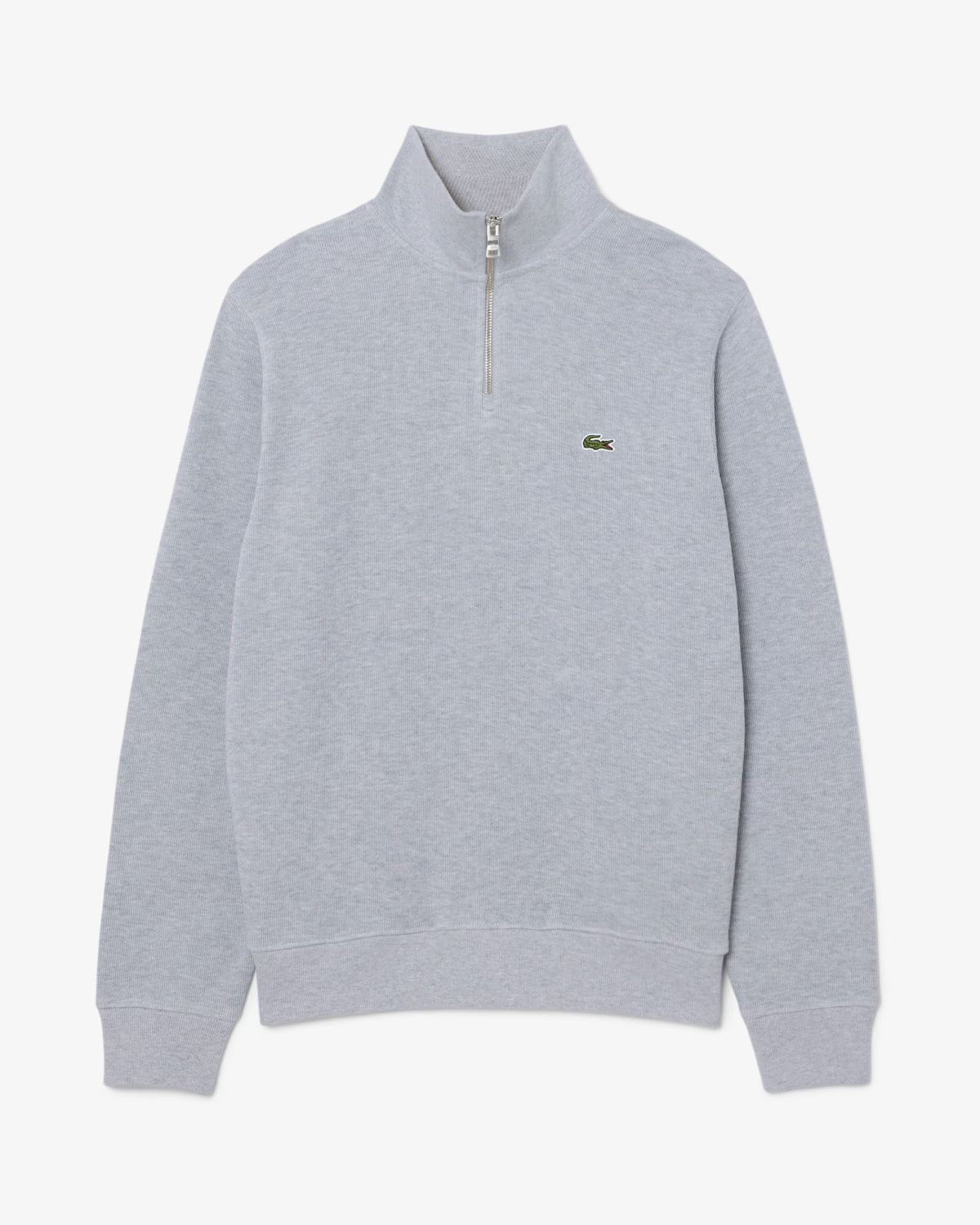 Felpa Interlock Grigio Chine SH1927 CCA Lacoste 