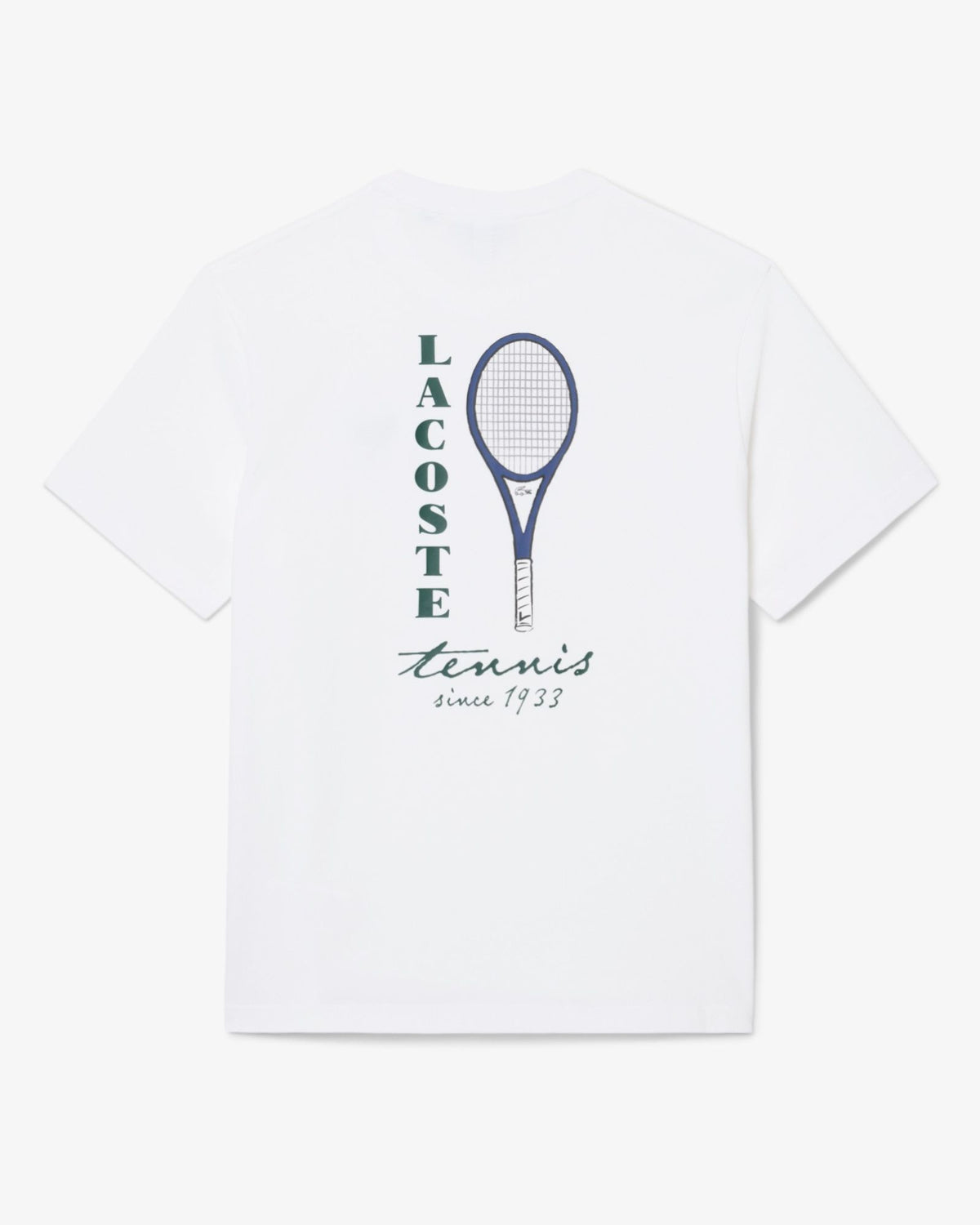 T-shirts Ricamo Tennis Bianco TH2430 001 Lacoste 