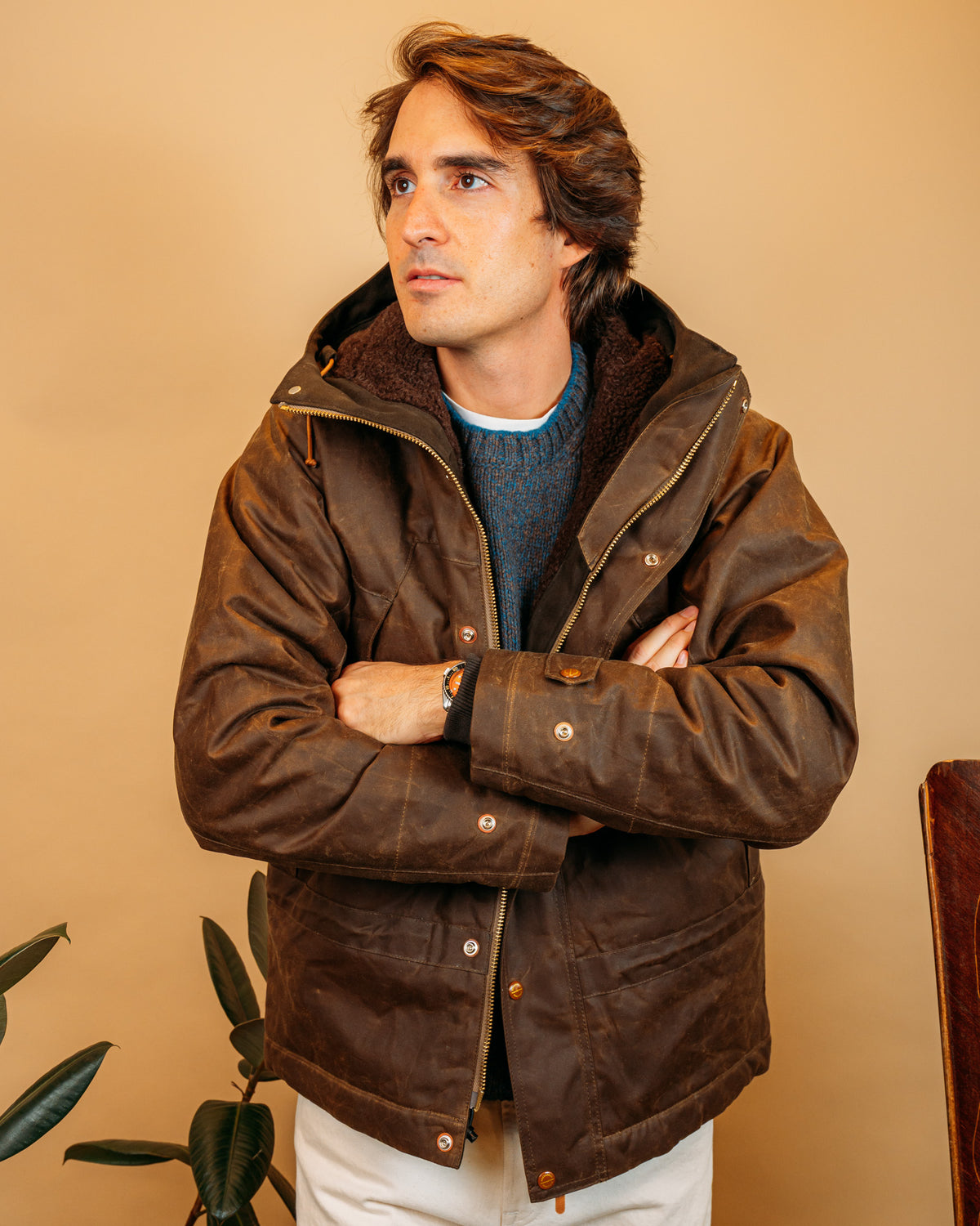 Giacca Mountain Dark Tan 7003WX DATA Manifattura Ceccarelli 