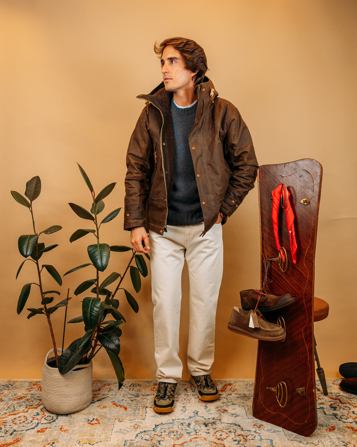 Giacca Mountain Dark Tan 7003WX DATA Manifattura Ceccarelli 