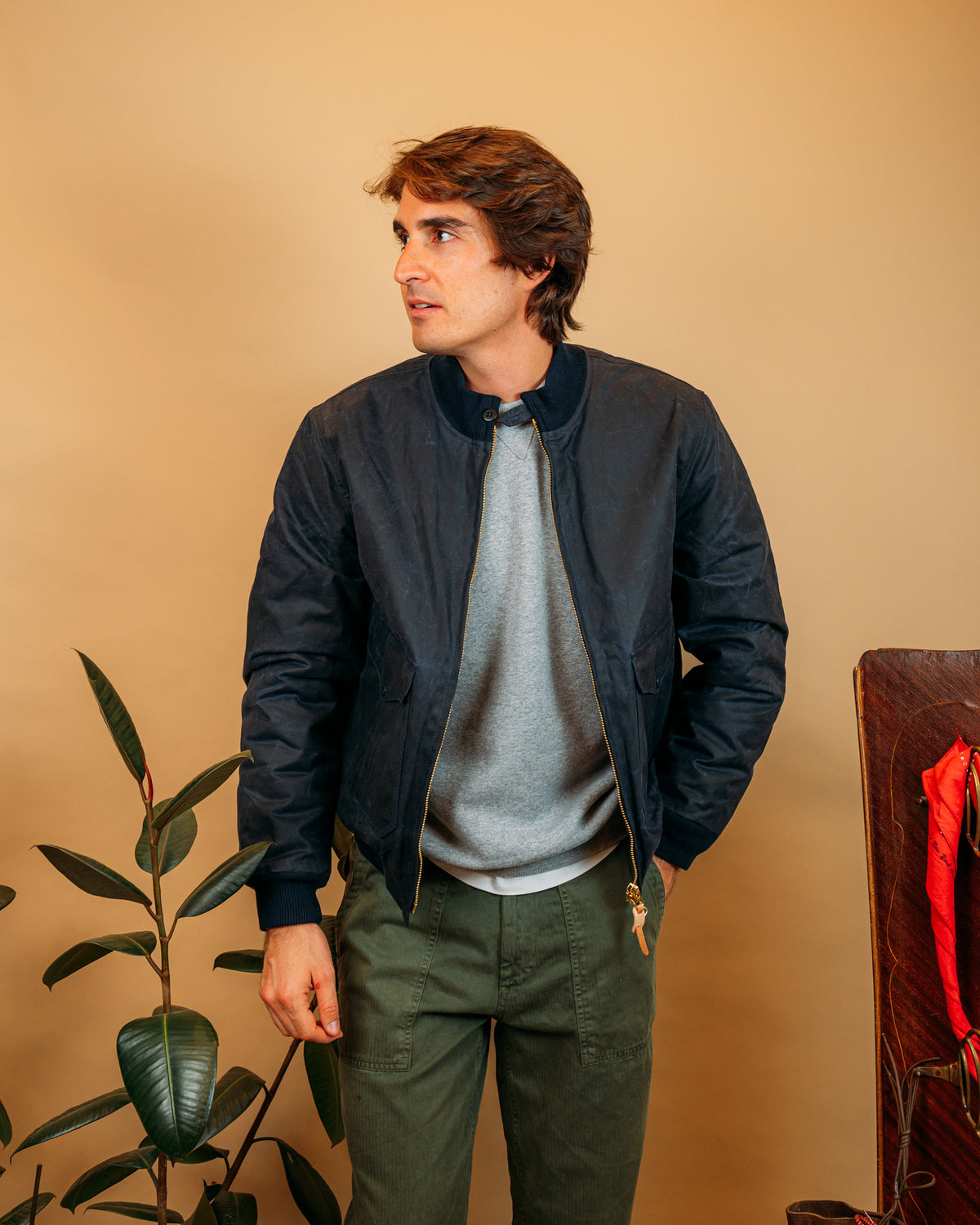 Giacca Bomber Navy 7072WX NA Manifattura Ceccarelli 