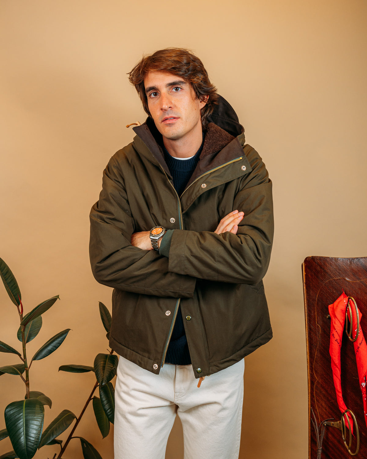 Lined Shelter Military Green 7095AV MILGRE Manifattura Ceccarelli 