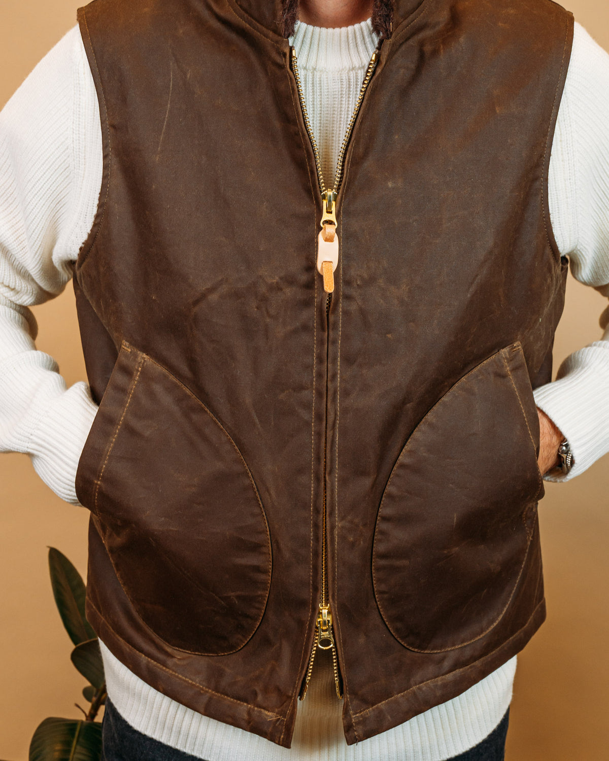Gilet Mountain Dark Tan 7916WX DATA Manifattura Ceccarelli 