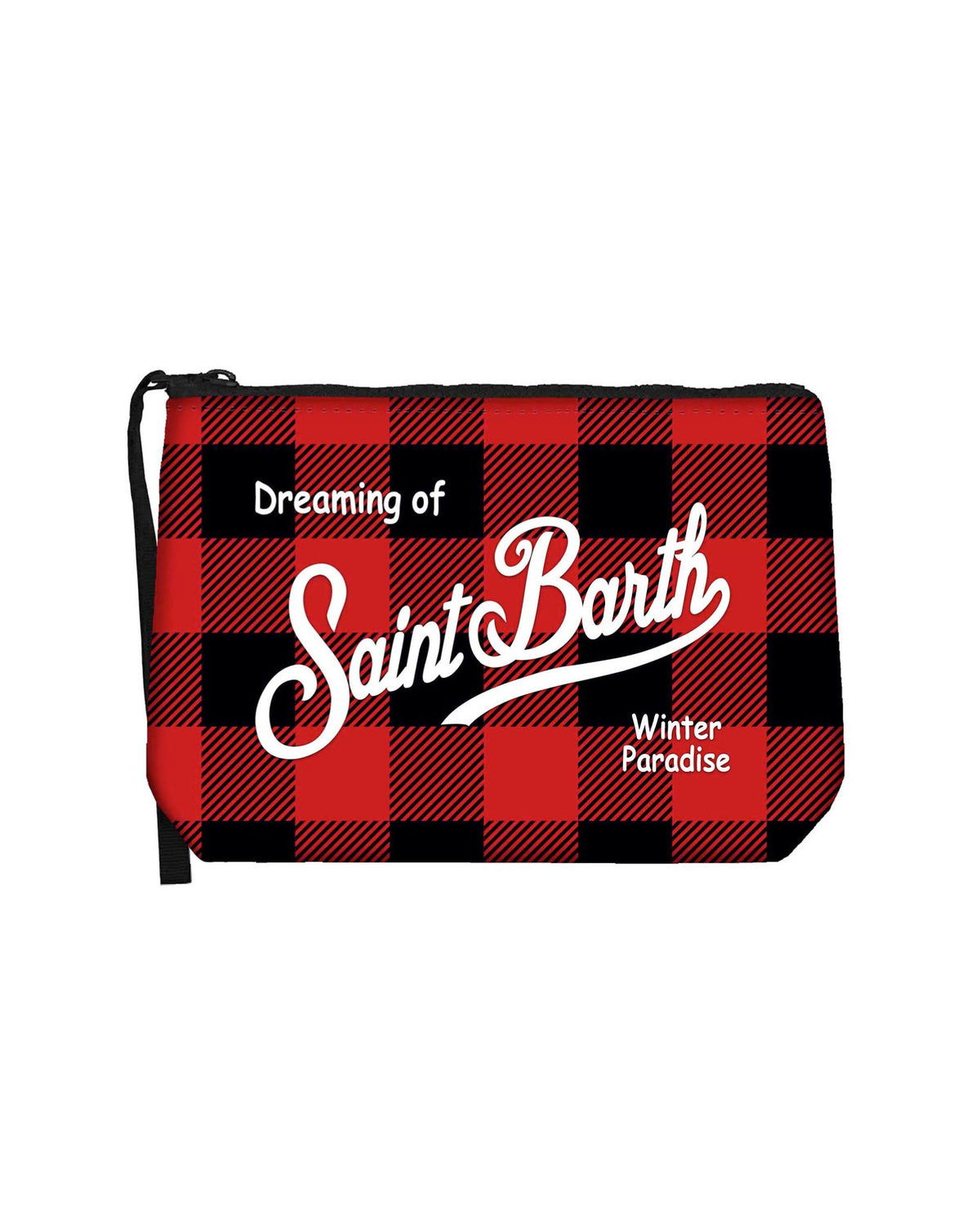 Pochette Aline Motivo Check Rosso ALI0002 00804M MC2 Saint Barth 