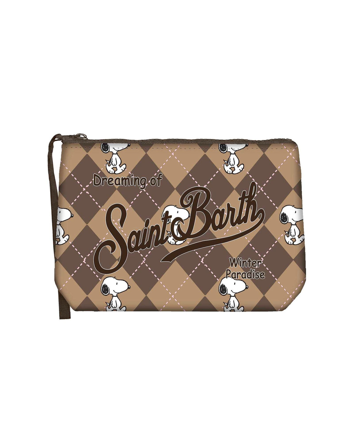 Pochette Aline Stampa Snoopy Argyle ALI0002 02305M MC2 Saint Barth 