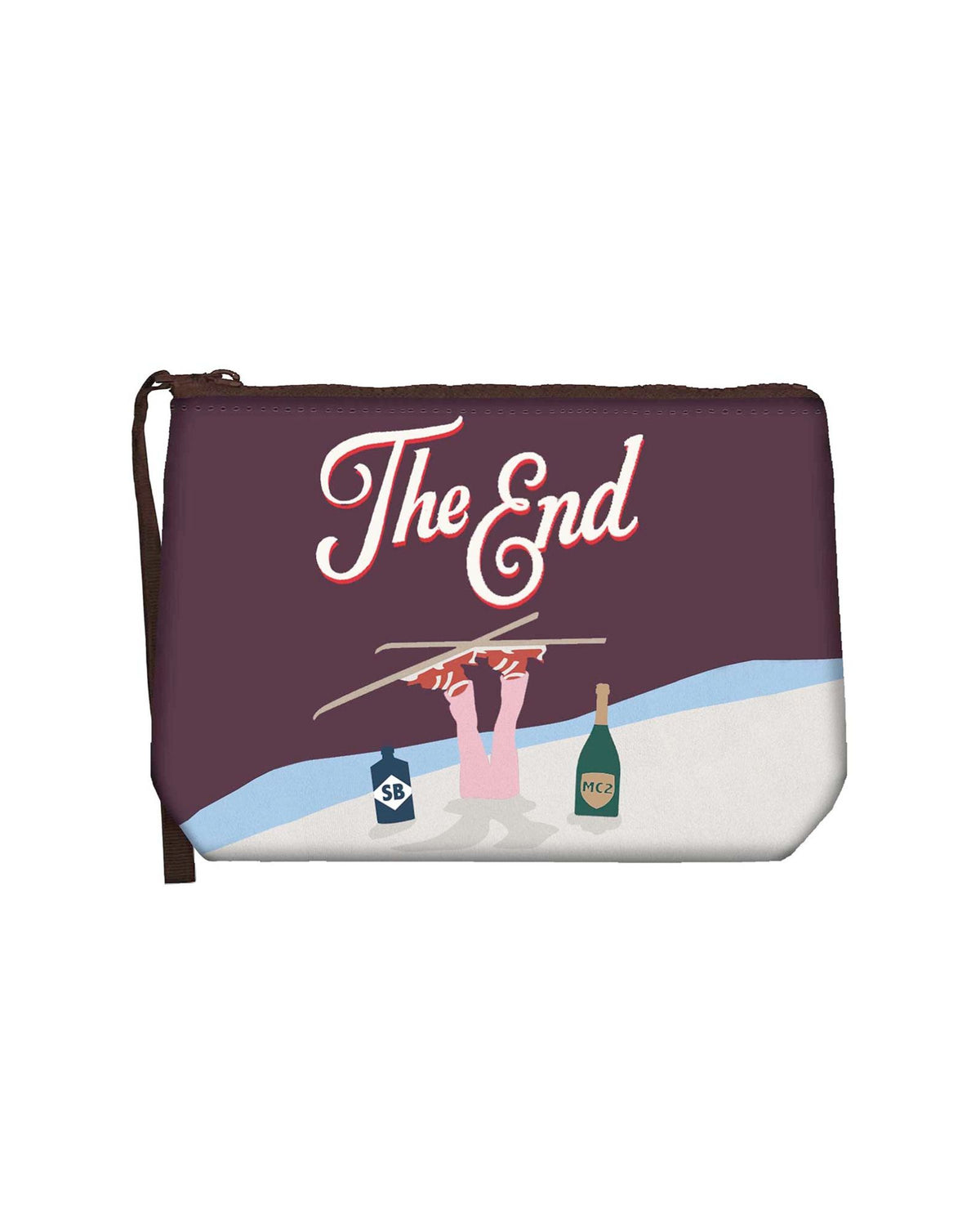Pochette Aline Stampa The End Skier ALI0002 04247M MC2 Saint Barth 