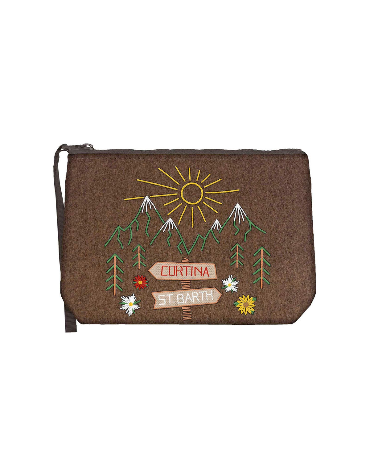 Pochette Aline Felt Landscape ALI0028 02379M MC2 Saint Barth 