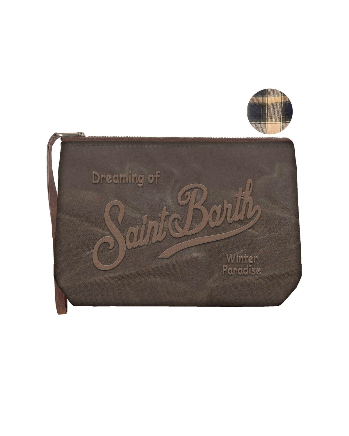 Pochette Aline Wax Marrone ALI0058 00128M MC2 Saint Barth 