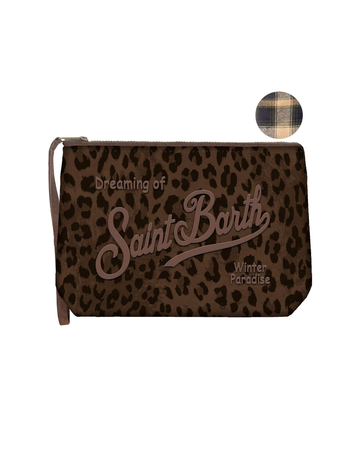 Pochette Aline Wax Dark Leopard ALI0058 00212M MC2 Saint Barth 