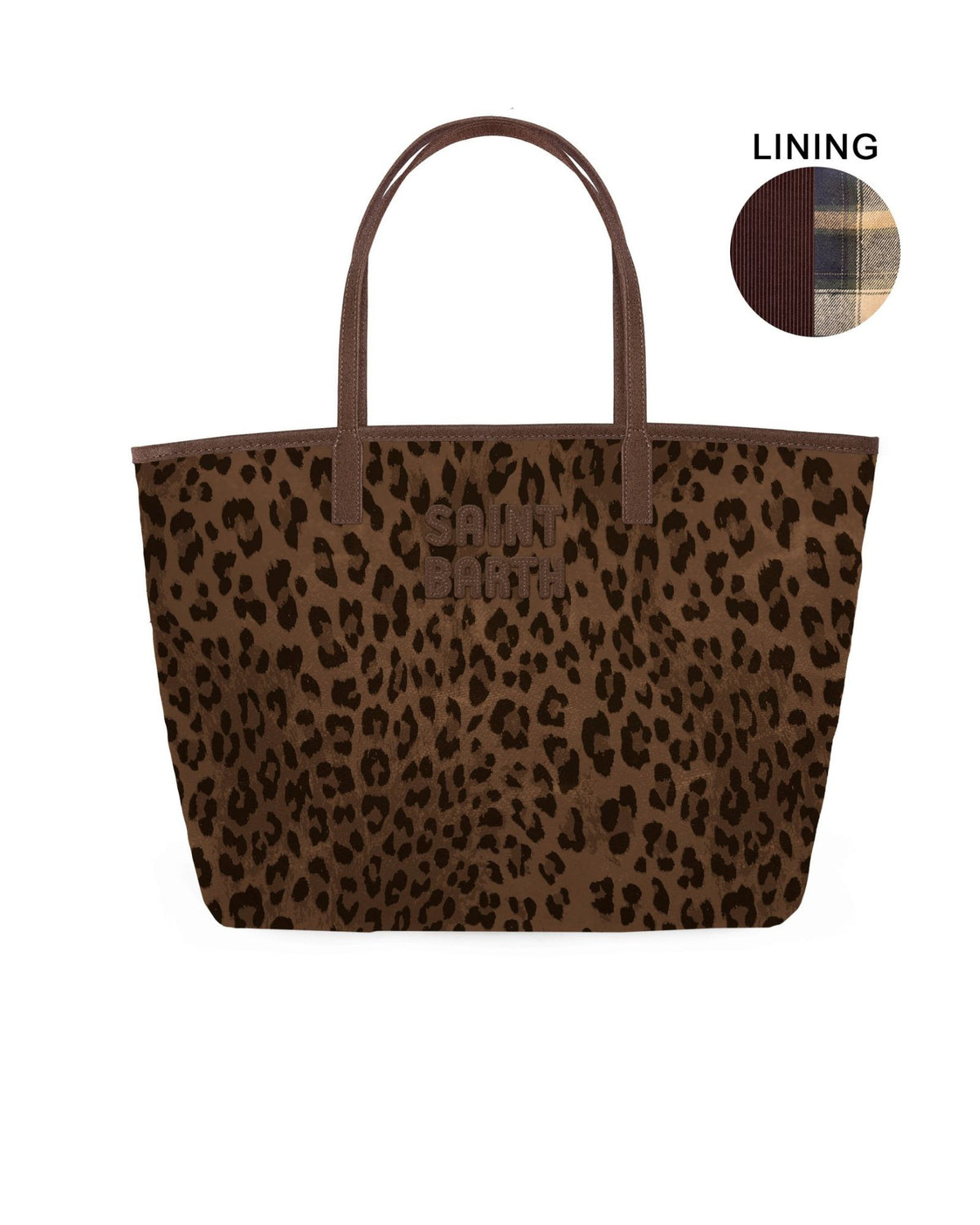 Borsa City Midi Wax Stampa Leopardata CBMID003 00019M MC2 Saint Barth 