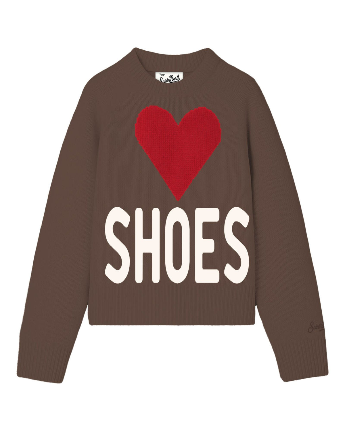 Maglia Kyla Big Shoes Marrone KYLA002 00399M MC2 Saint Barth 