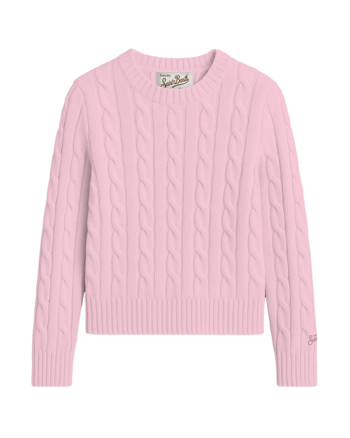 Maglia Sorbonne Braid Pink SORB005 00006M MC2 Saint Barth 