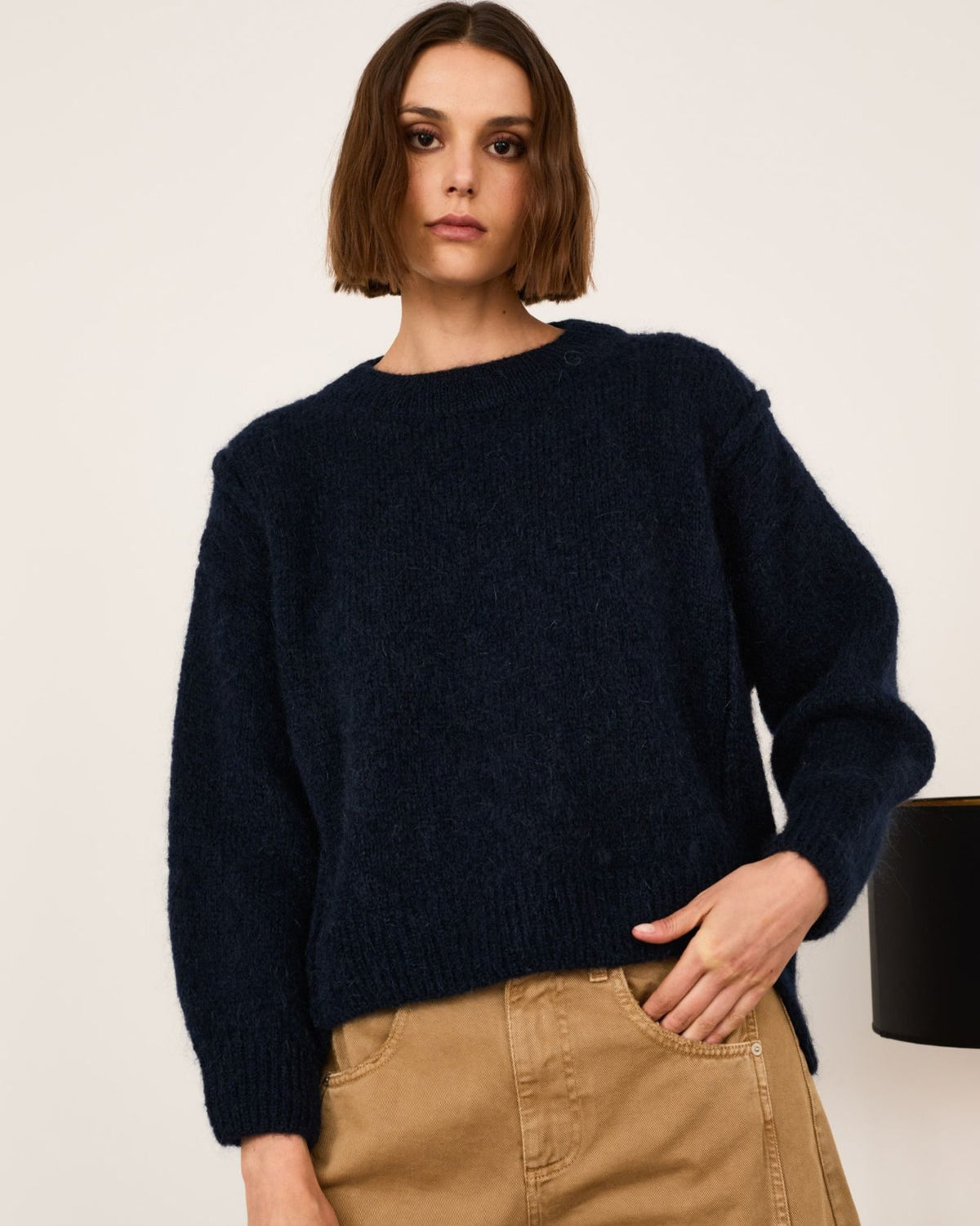 Maglia Mohair Blu C03L0032 BL Philia Loft 