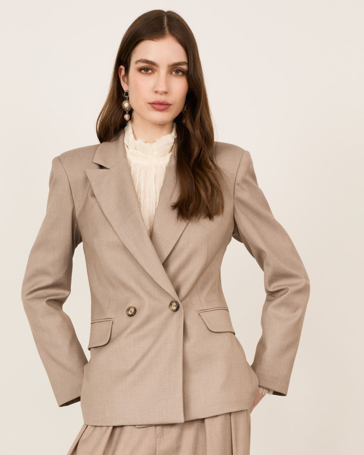 Giacca Tailleur Doppiopetto Casha' M03N0061 CAS Philia Loft 