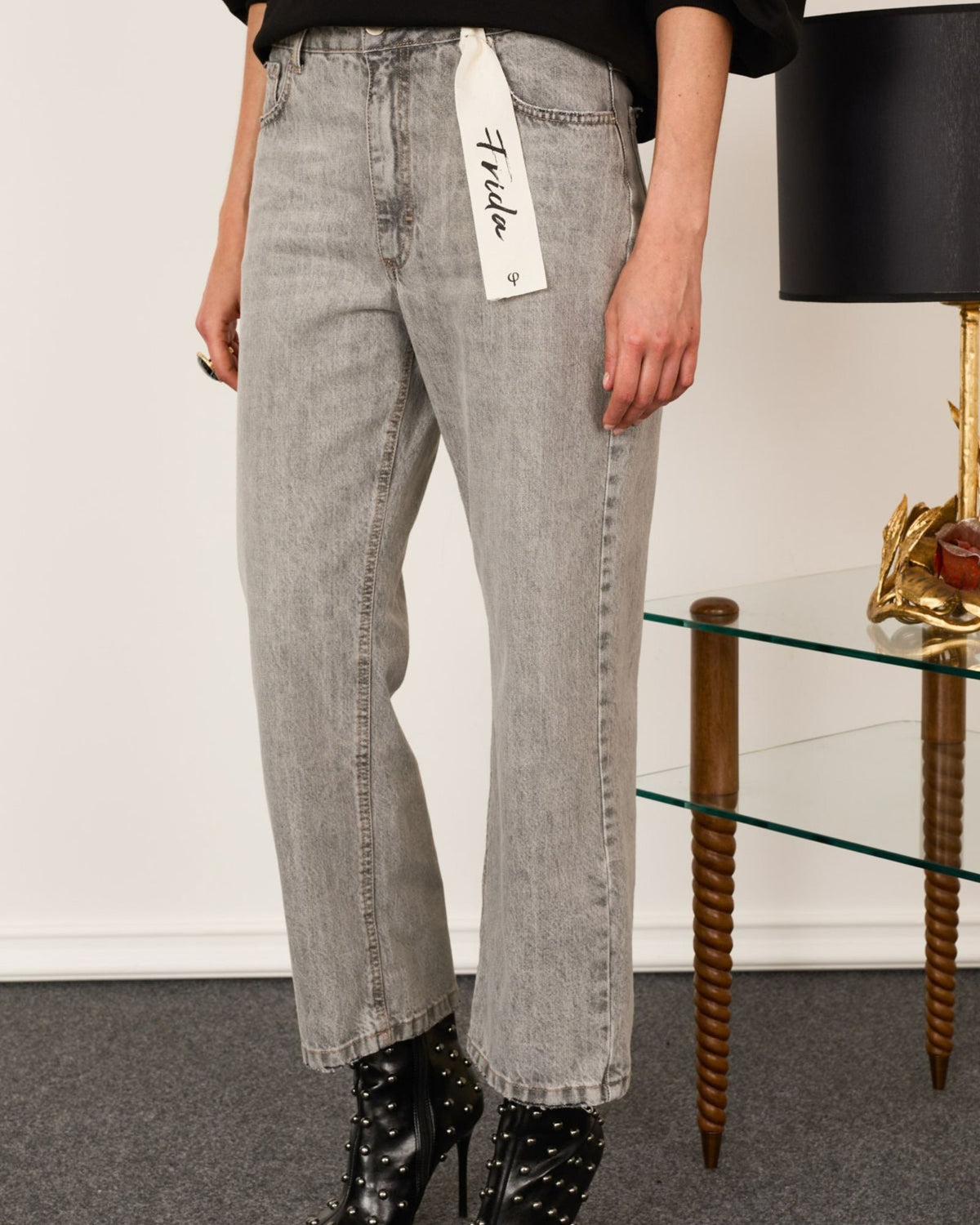 Jeans Frida Denim Grigio V03O0045 DE Philia Loft 