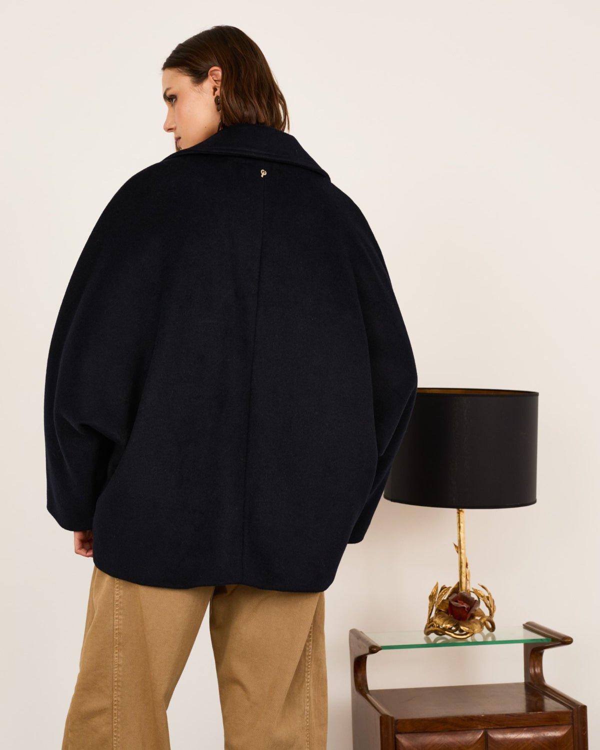 Cappotto Corto Blu V03V0083 BL Philia Loft 
