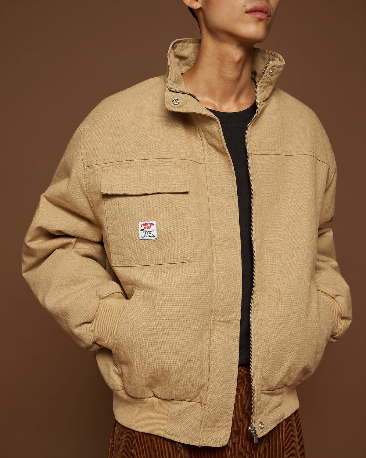 Giacca Operator Work Beige I037653 1004 Pointer Brand 