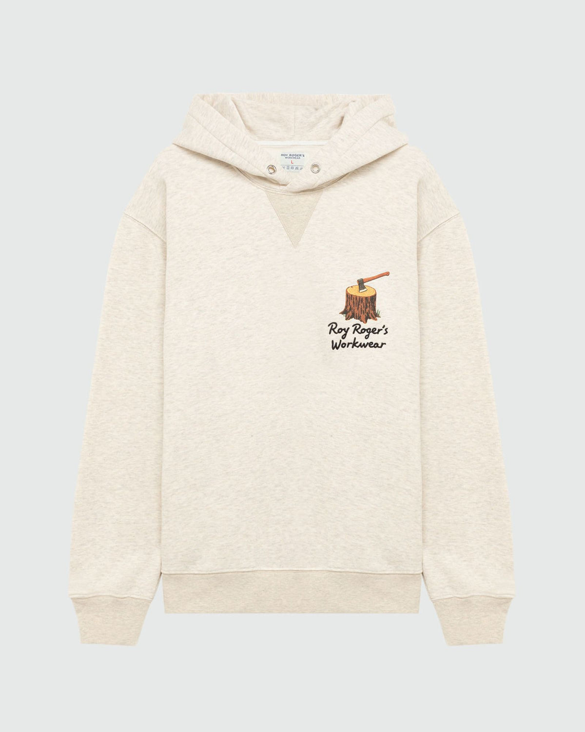 Felpa Cappuccio Axe Butter RRW020 C0599 Roy Roger's Workwear 