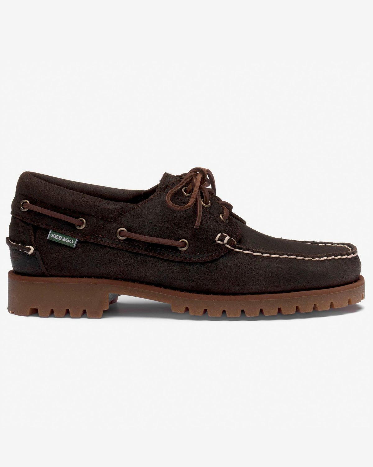 Stringate Acadia Suede Waxed Brown 74114CW 901 Sebago 