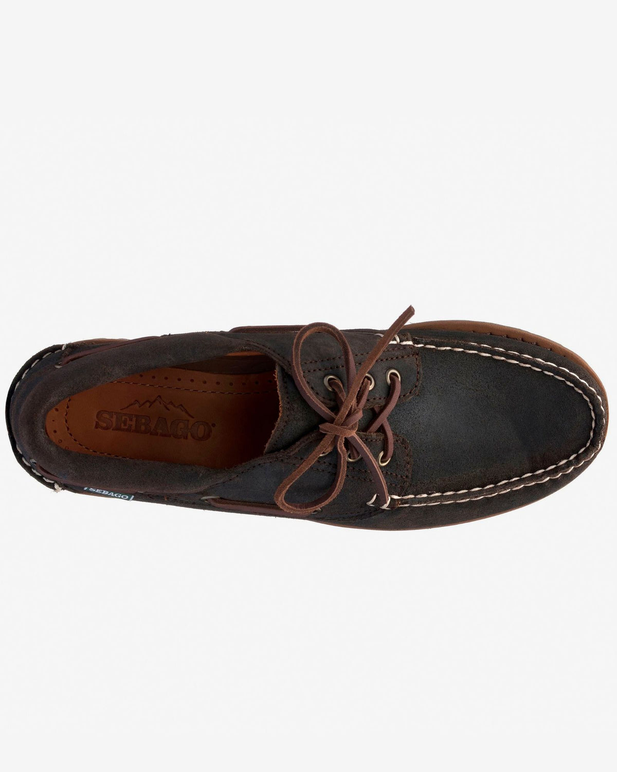 Stringate Acadia Suede Waxed Brown 74114CW 901 Sebago 