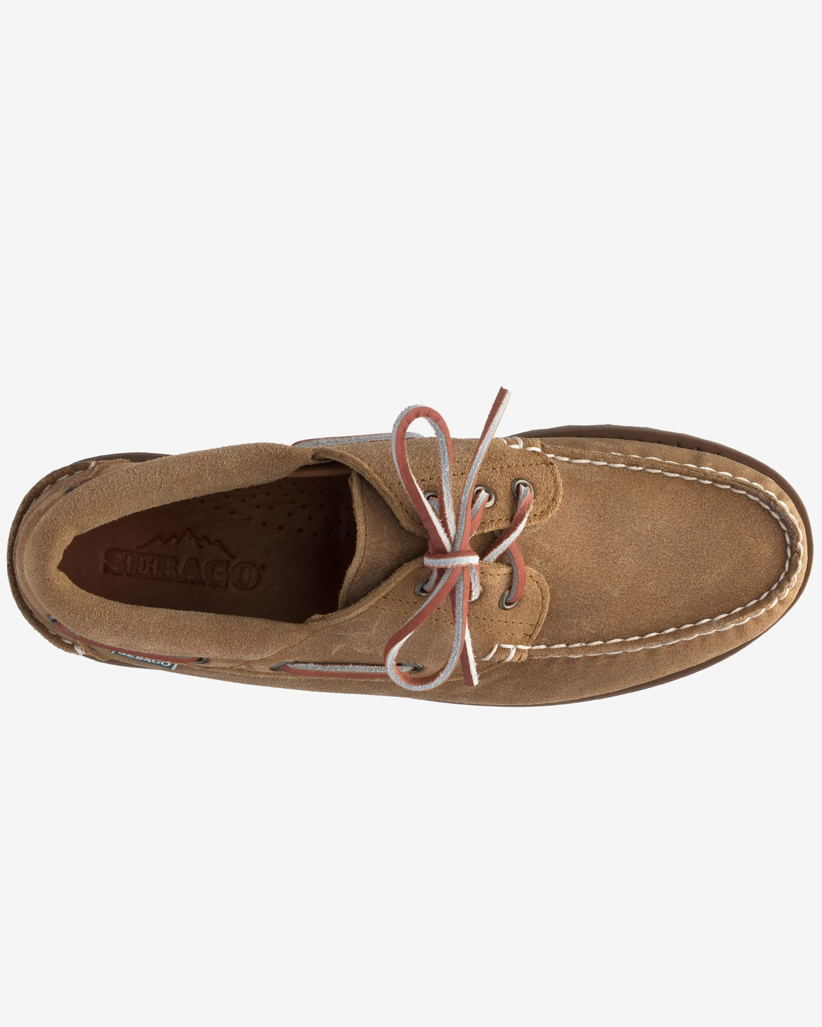 Stringate Acadia Suede Waxed Camel 74114CW 906 Sebago 