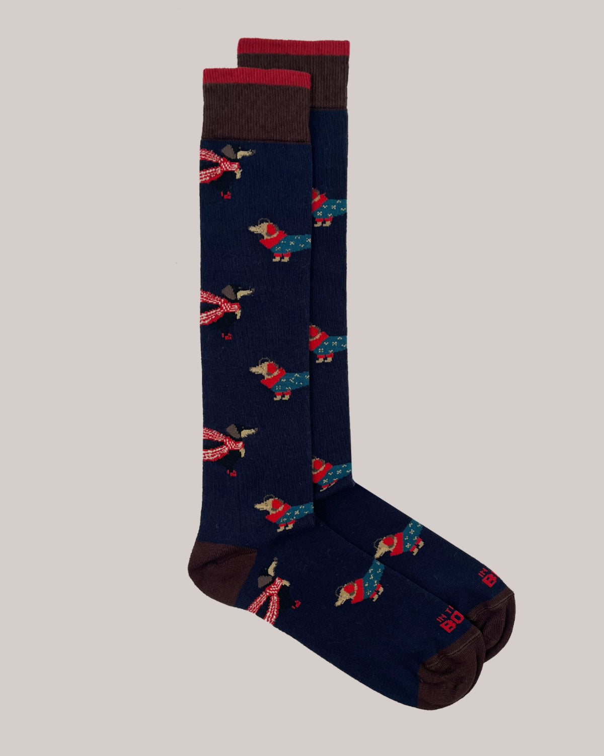 Calze Dog Bassotto Blu FW010 0004 Sox in the Box 