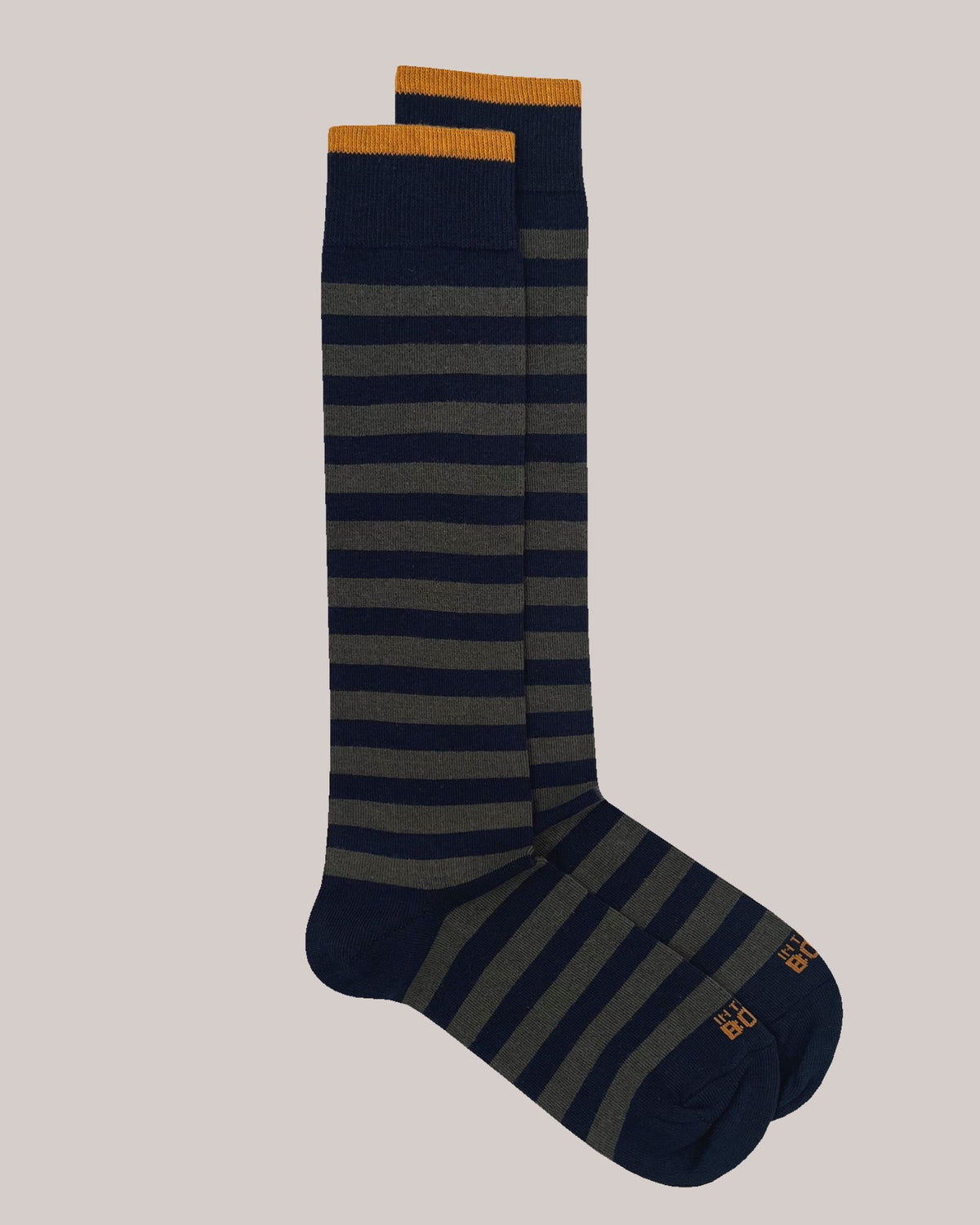 Calze Stripe Rugby Blu-Verde Militare FW017 0298 Sox in the Box 