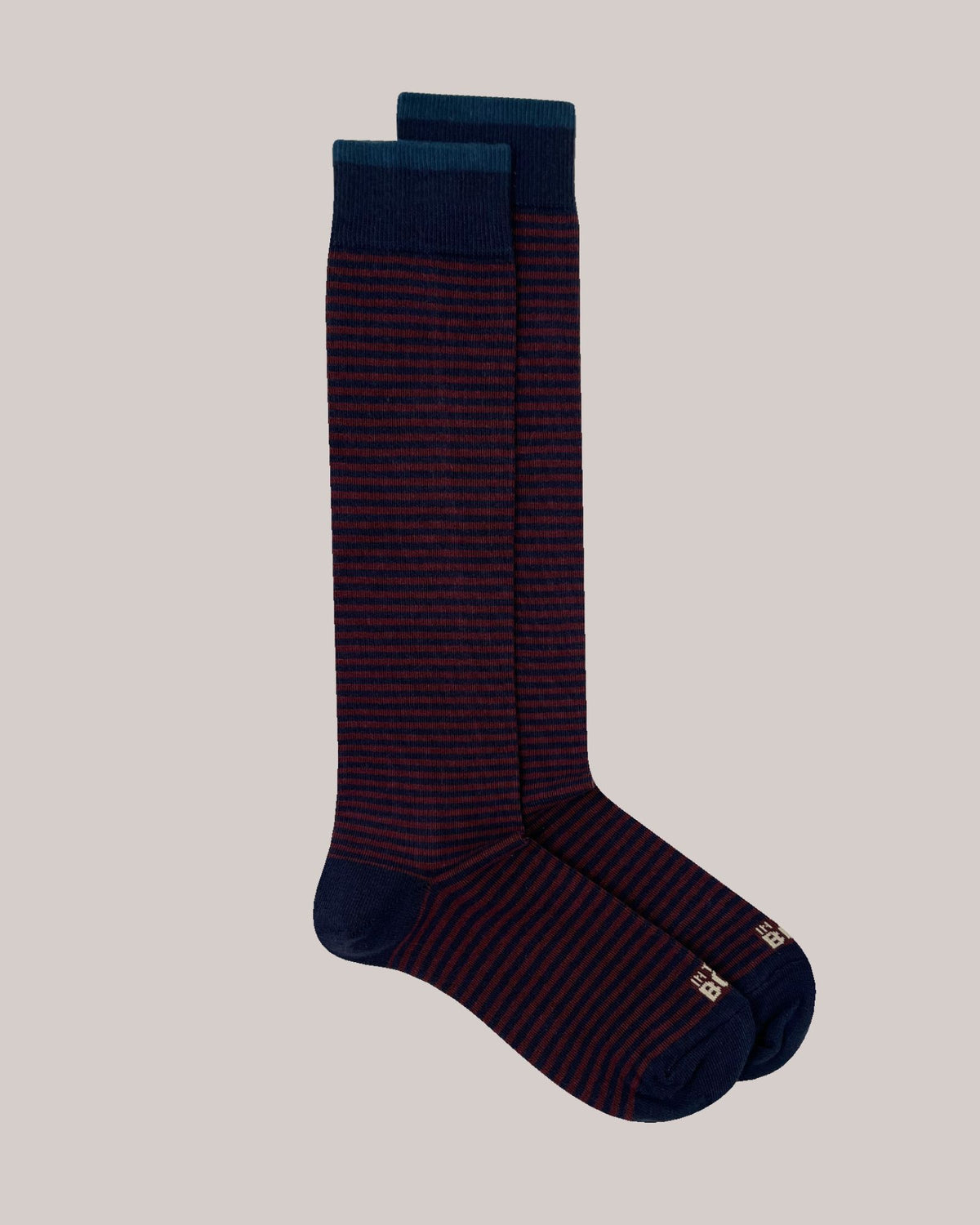 Calze Stripe Classic Blu-Marrone FW018- 0197 Sox in the Box 