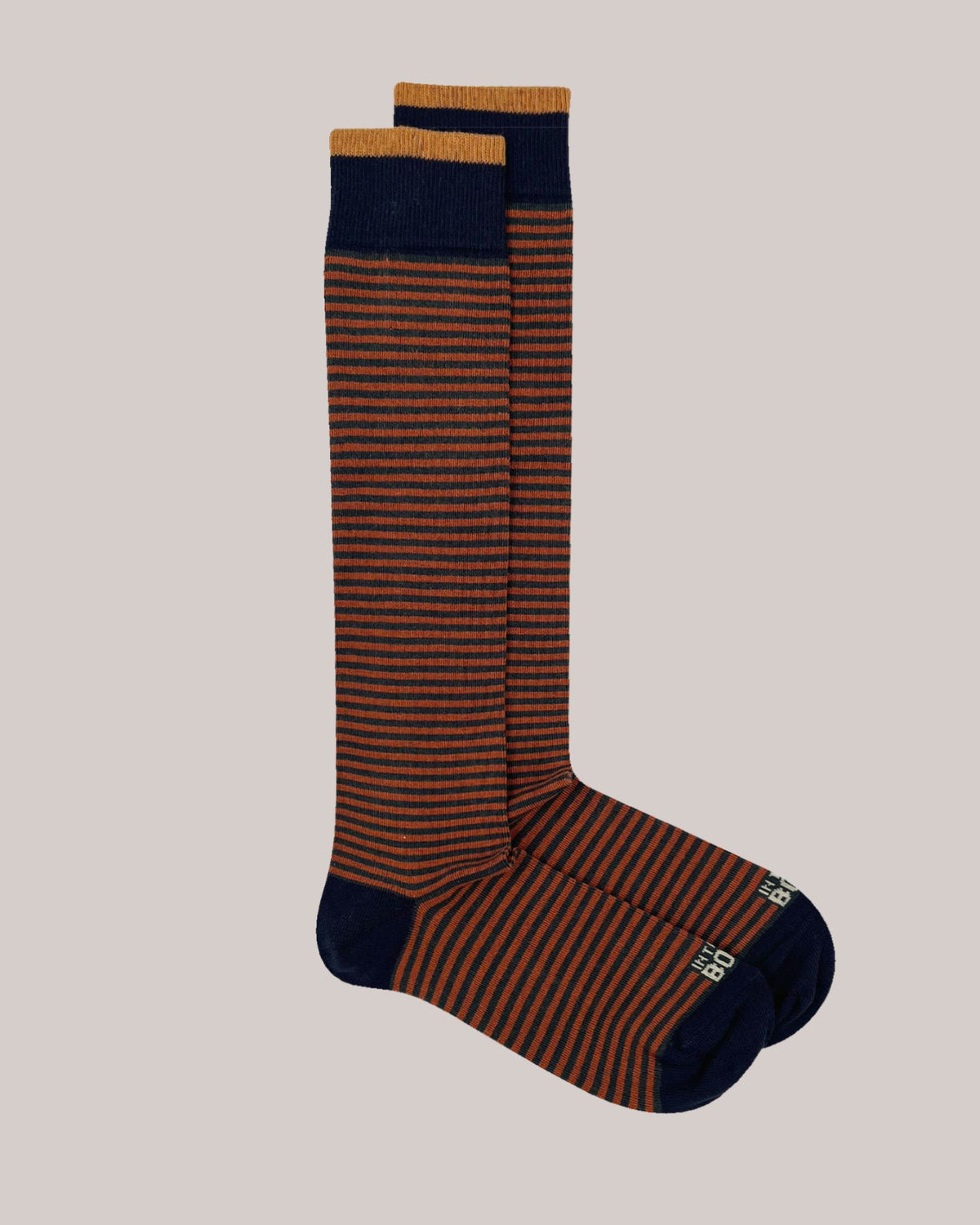 Calze Stripe Classic Arancio Scuro-Verde FW018 0280 Sox in the Box 
