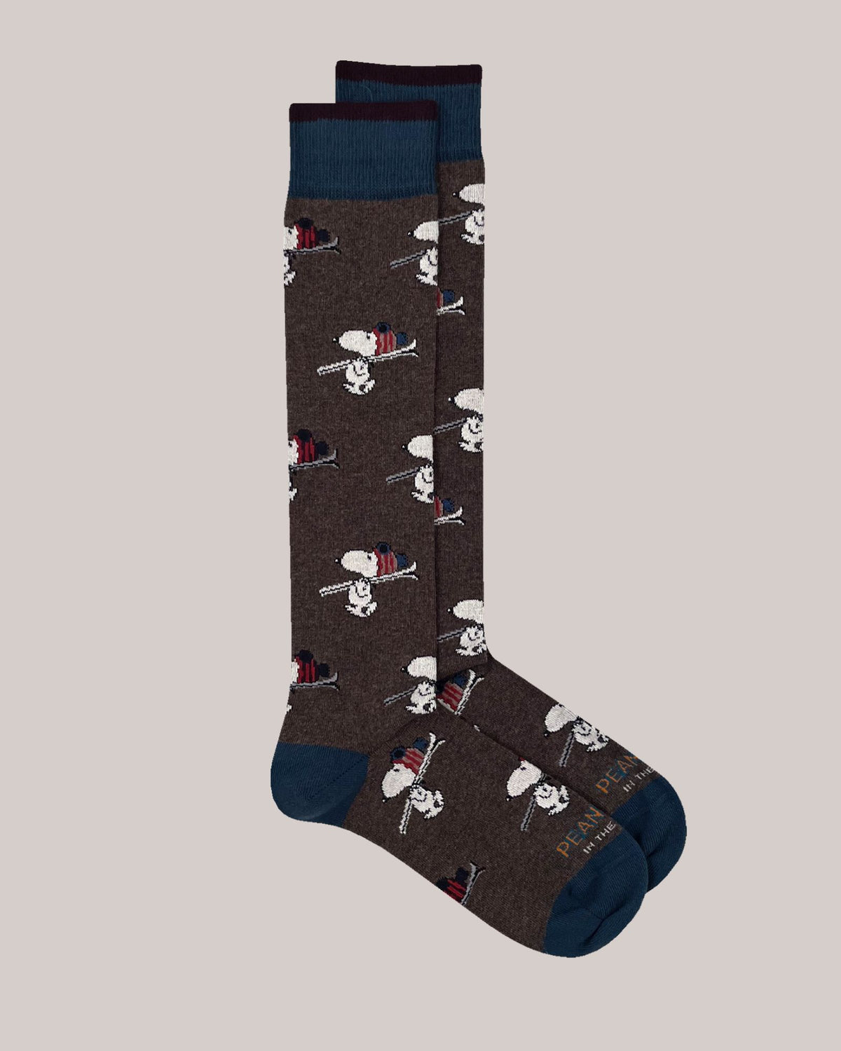 Calze Snoopy Ski Marrone FW035 0115 Sox in the Box 