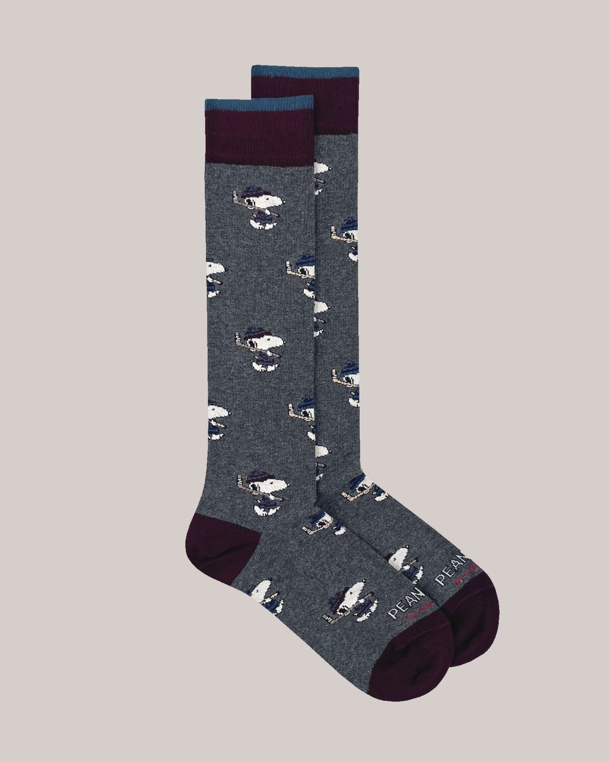 Calze Snoopy Hookey Grigio Scuro FW037 0002 Sox in the Box 