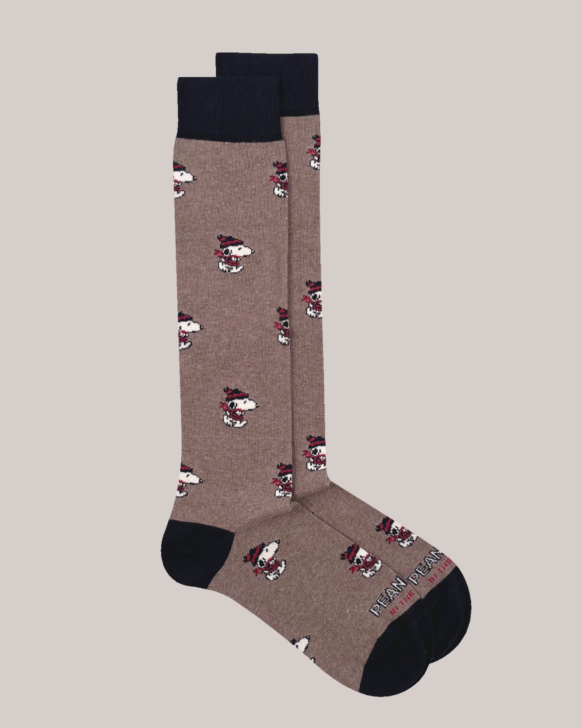 Calze Snoopy Running Marrone FW038 0115 Sox in the Box 