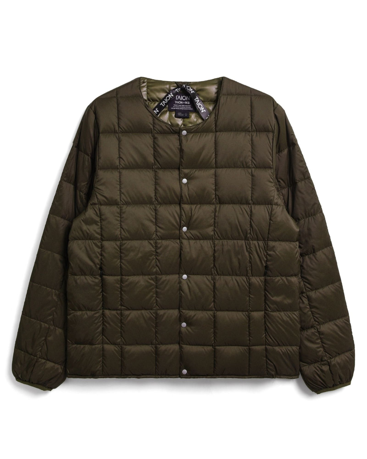Giacca Crew Neck Down Dark Choco 104 D.C Taion 